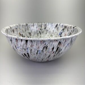 Vintage Brookstone Melamine 
Confetti Splatter Mixing Bowl